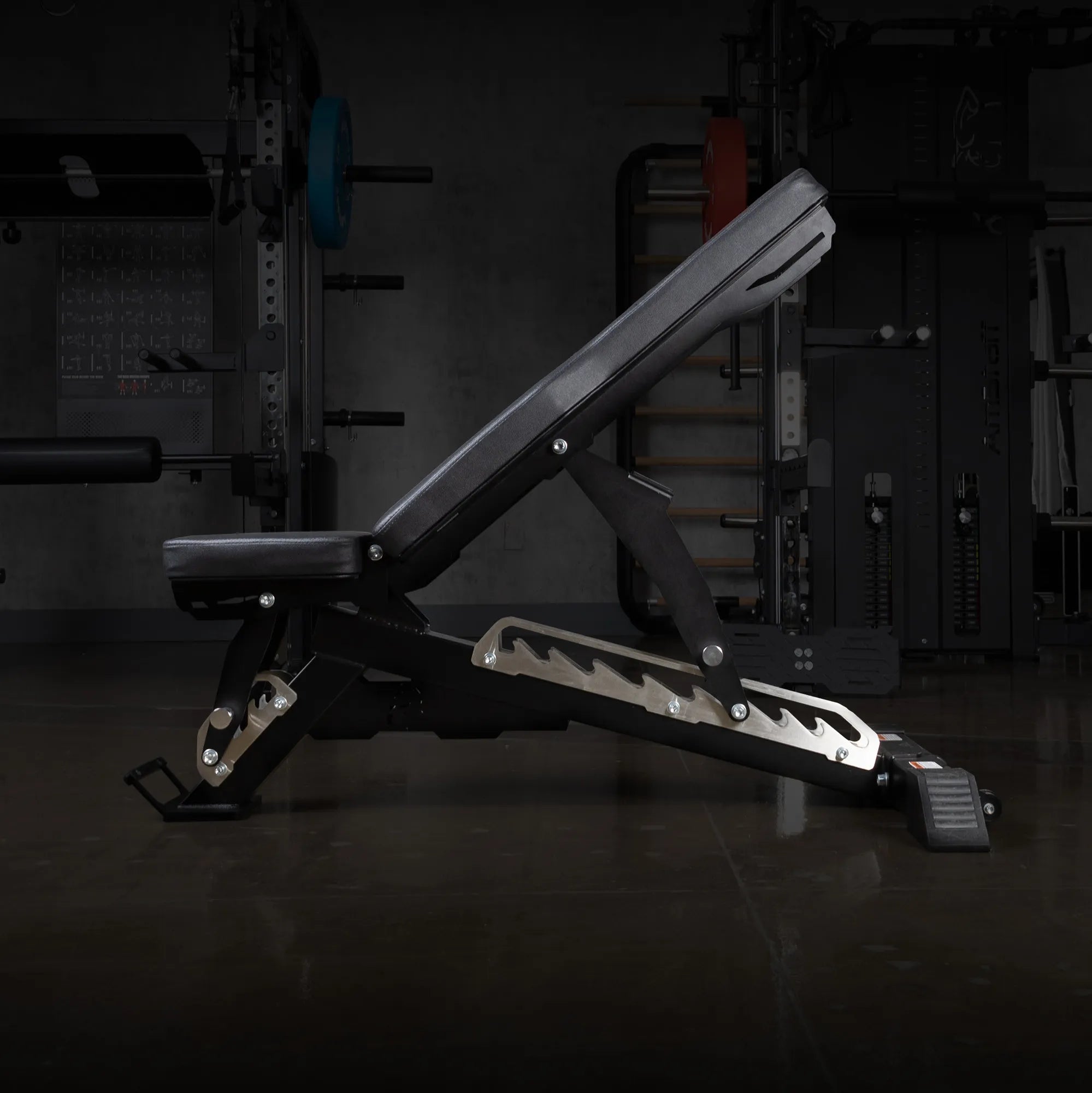 AmStaff AF 3000 Adjustable Weight Bench for Home Gym - Black - Perfect for Strength Training & Workout Exercises