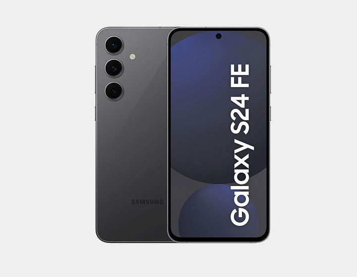 SAMSUNG Galaxy S24 FE 5G Unlocked Smartphone - 256GB ROM 8GB RAM Dual SIM GSM (Graphite) - Perfect for Streaming, Gaming & Business Use