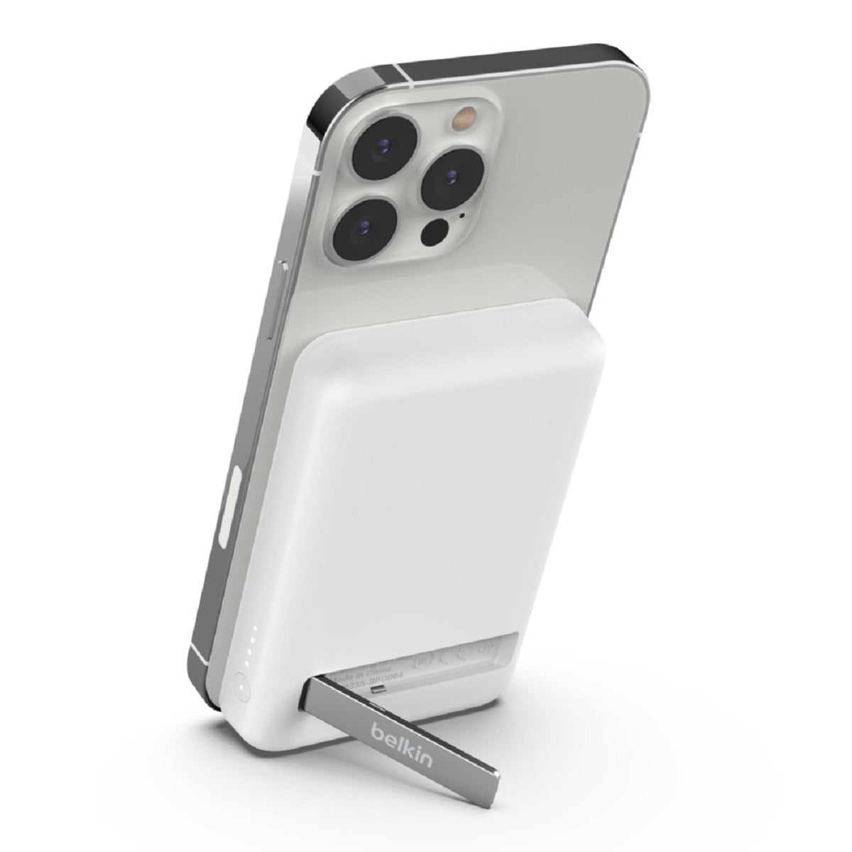 Belkin BOOST↑CHARGE™ Magnetic Wireless Power Bank 5000mAh with Stand - Portable Charger for iPhone, Samsung & AirPods | Perfect for Travel, Office & Home Use