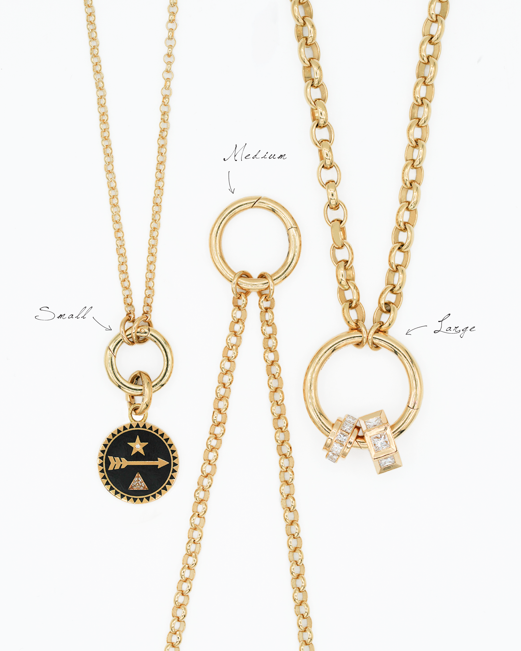 22K Yellow Gold Open Link Chain Necklace - Elegant & Durable Jewelry for Women, Perfect for Parties, Weddings & Everyday Wear