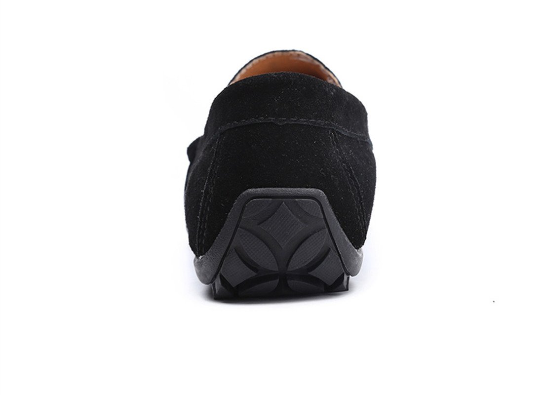 Stylish Men's Suede Leather Penny Loafers - Comfortable Driving Moccasins & Slip-On Boat Shoes for Casual Wear, Office & Outdoor Activities