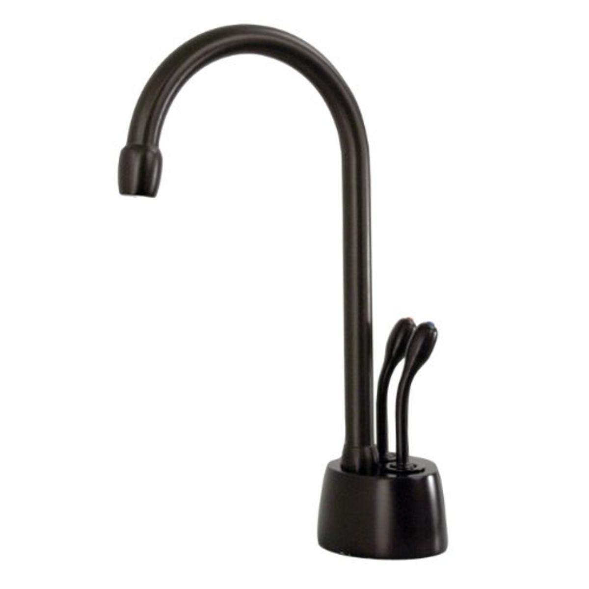 Westbrass D272-12 Oil Rubbed Bronze Hot and Cold Water Dispenser Faucet with Two Handles - Perfect for Kitchen Sinks, Bar Countertops, and Office Break Rooms