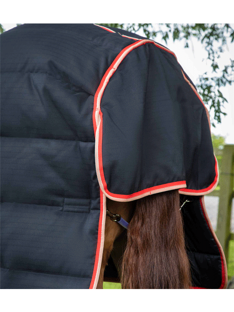 Premier Equine Stable Buster 200g Heavy Duty Stable Rug with Neck Cover - Warm Winter Horse Blanket for Cold Weather Riding & Stable Use