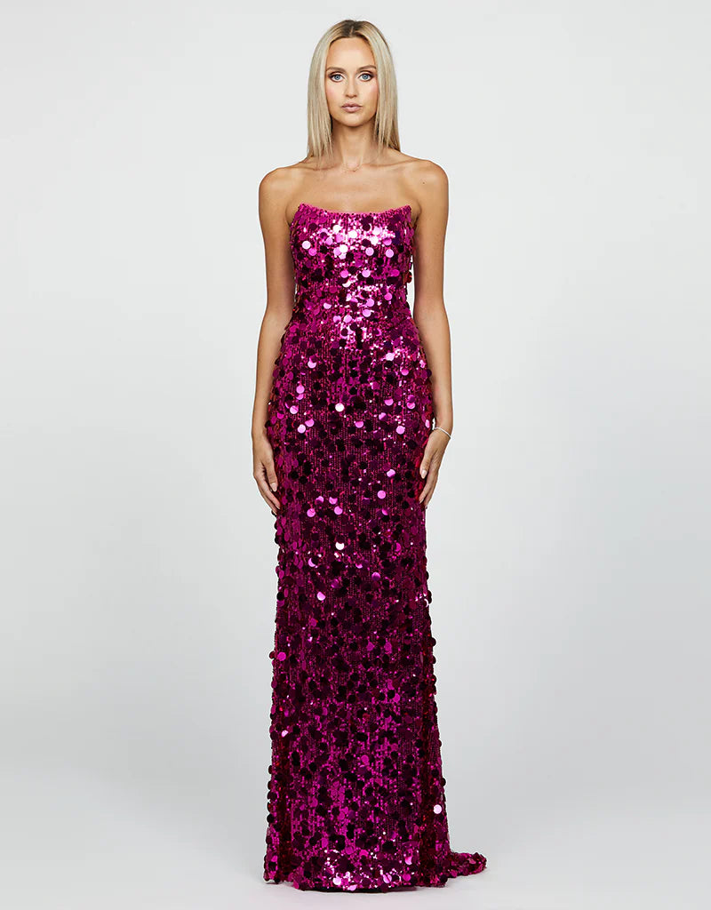 Brynn Strapless Gown - Elegant Formal Dress for Prom, Wedding & Evening Events | Women's Long Evening Gown