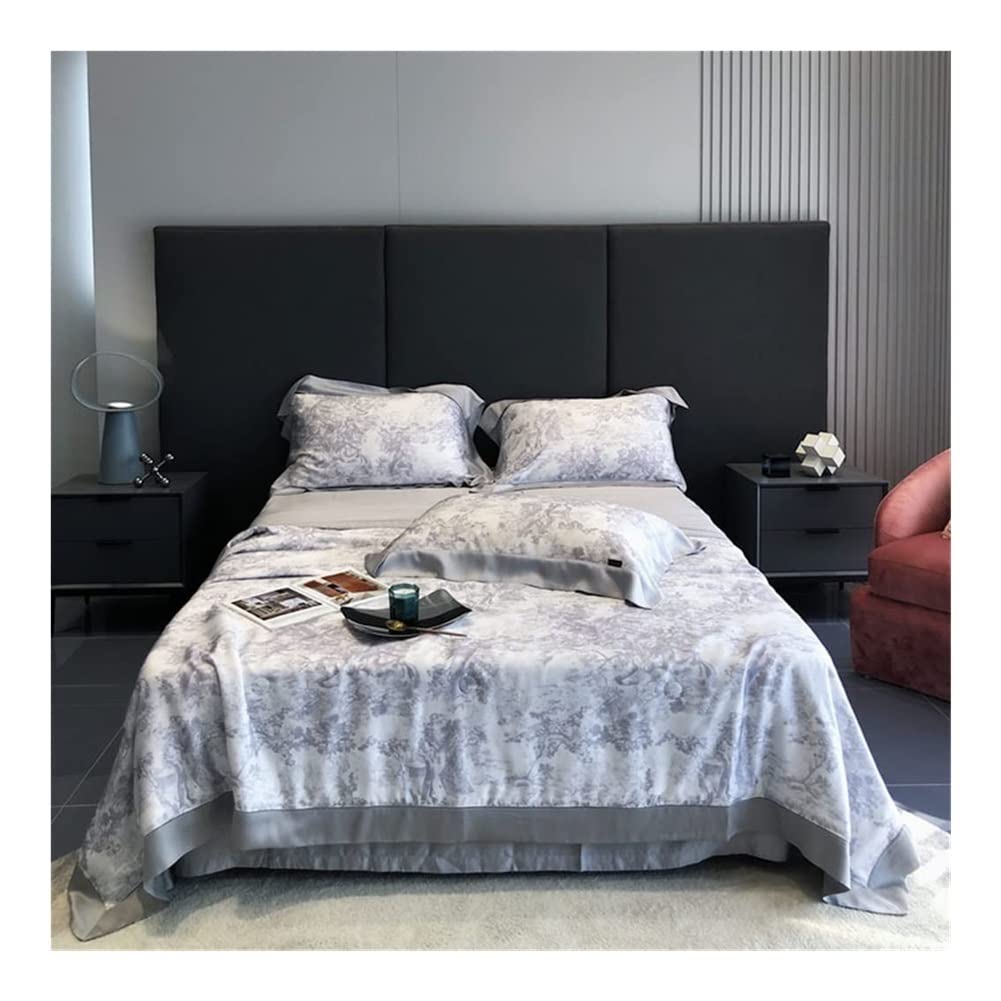 FEXMOS Tencel Summer Cooling Blanket - Double-Sided Ice Silk Air Conditioner Quilt, Machine Washable, 200x230cm (Color B) | Lightweight & Breathable for Hot Sleepers, Bedroom & Guest Room Use