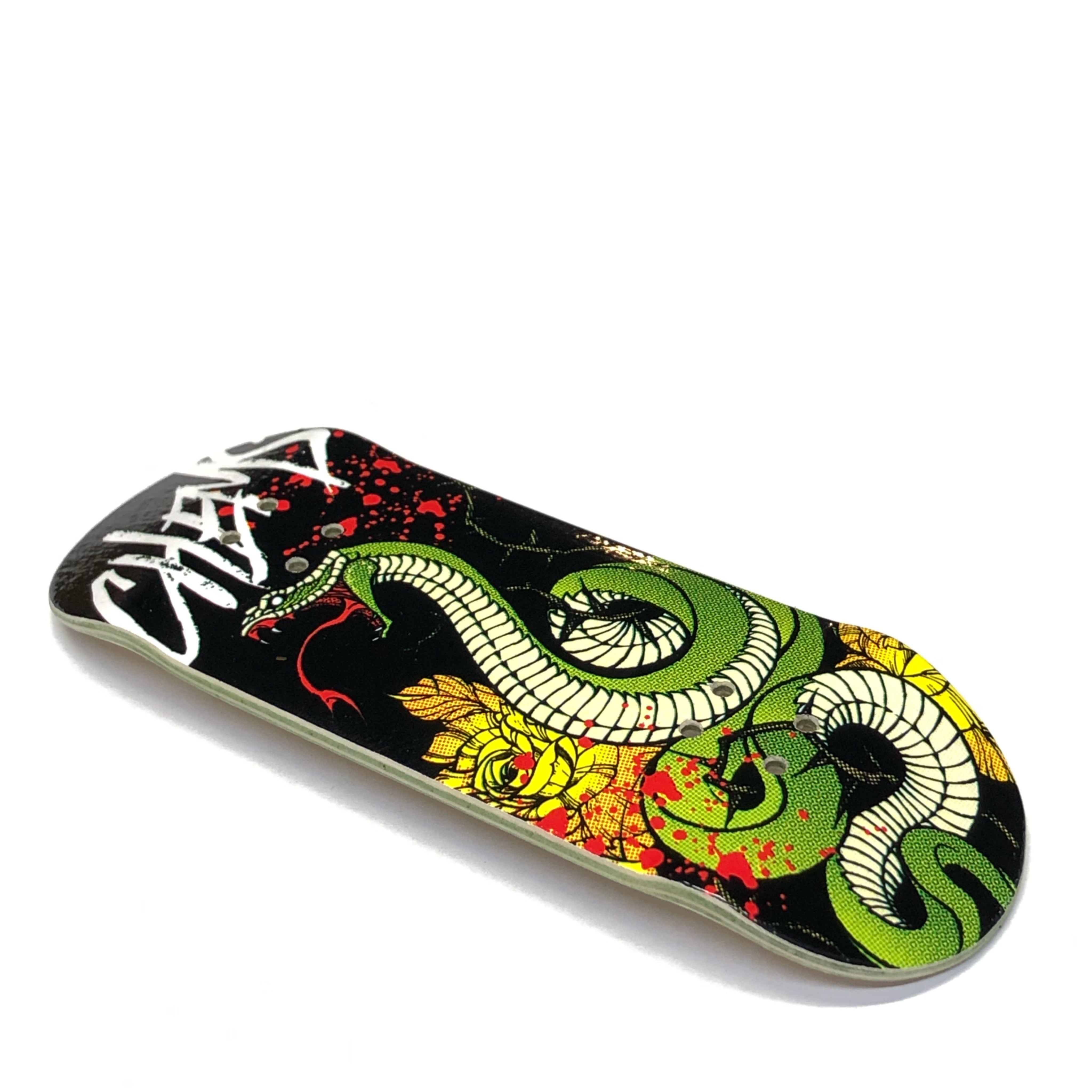 Chems Fingerboard Deck - Premium Tech Deck for Finger Skateboarding | Perfect for Skaters & Collectors | Use at Home, Office, or School