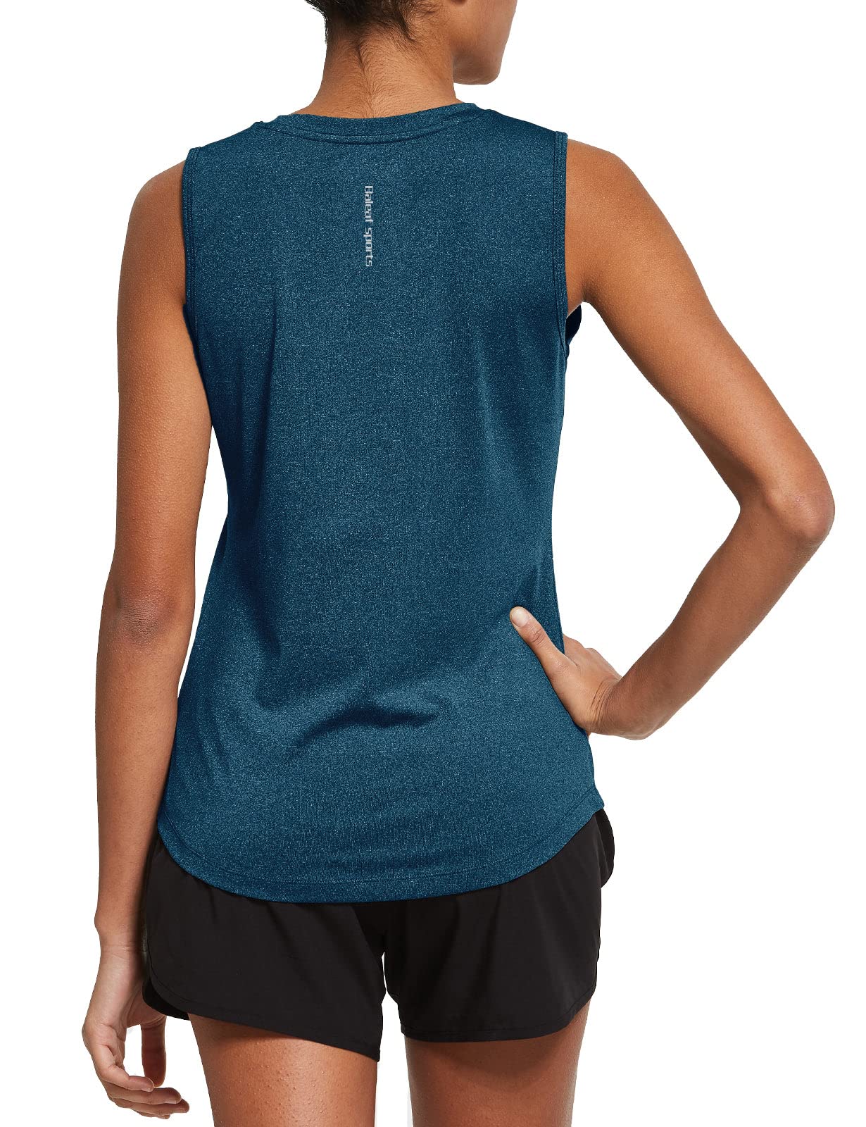 BALEAF Women's Sleeveless Workout Tank Top - Moisture Wicking Athletic Shirt for Running, Gym, Yoga & Pickleball | Lightweight & Breathable Activewear for Sports & Fitness