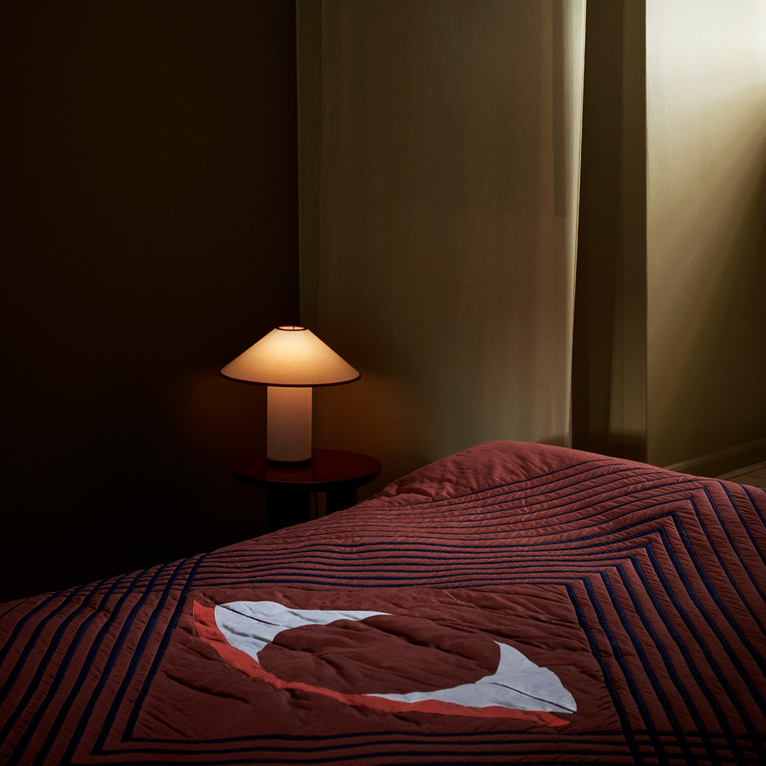 Colette ATD6 Modern Table Lamp - Stylish Bedside & Living Room Lighting for Home Decor | Energy Efficient LED Desk Lamp for Reading & Workspace