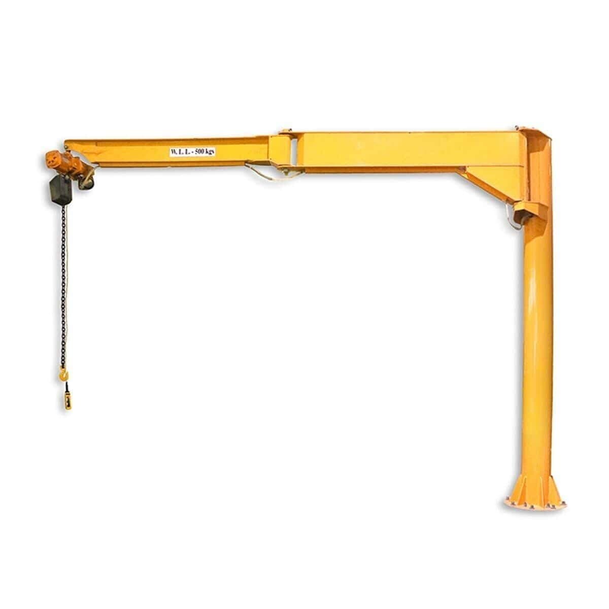 Aardwolf Articulated Jib Crane - Heavy Duty Column Mounted Lifting Equipment for Workshop & Warehouse Use