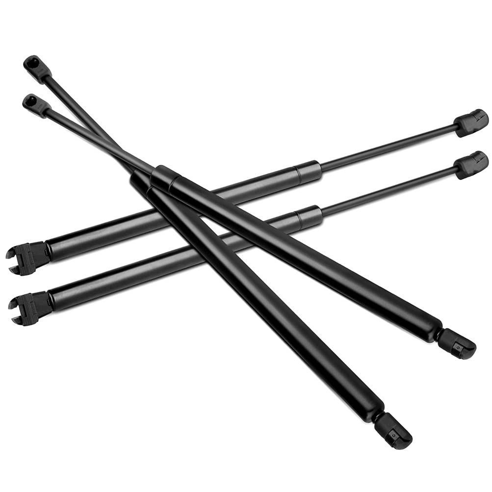 ECCPP Gas Struts Lift Supports - Compatible with Nissan Pathfinder 2005-2013 (Set of 4) | Rear Liftgate & Glass Window Replacement | Heavy Duty Shocks for Smooth Opening & Closing | Perfect for SUV Hatch Maintenance & Auto Repair