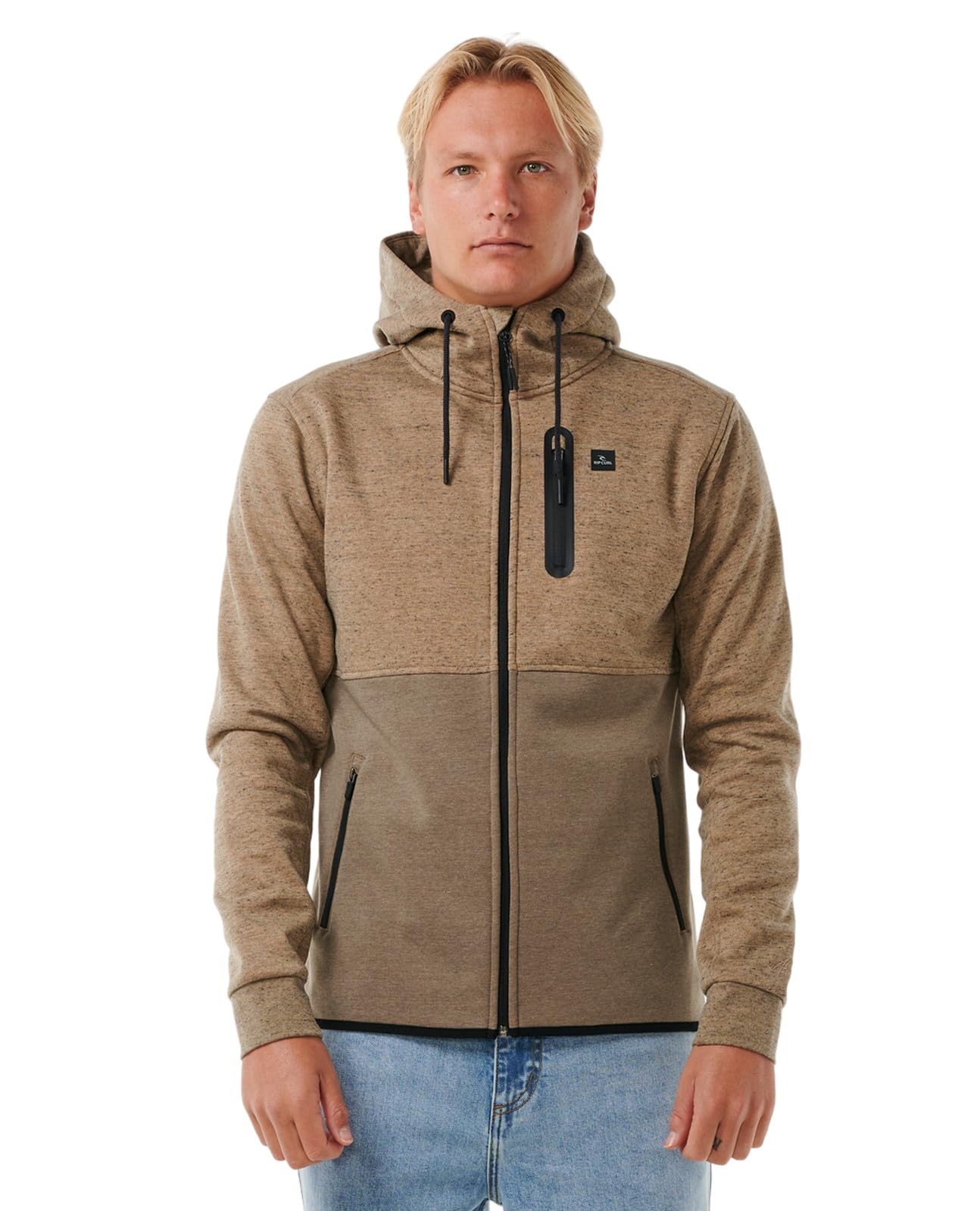 Rip Curl Men's Anti Series Departed Zip Up Jacket - Waterproof Windbreaker for Surfing, Hiking & Outdoor Adventures