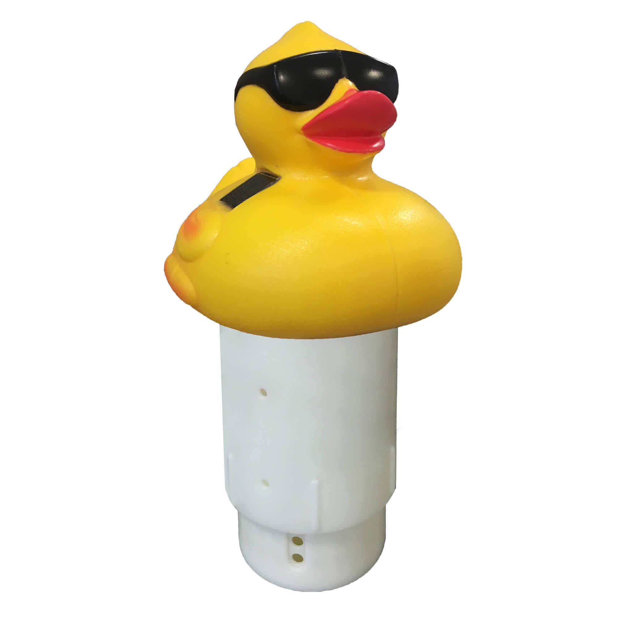 Blue Wave Derby Duck Solar Pool & Spa Chlorinator - Solar-Powered Water Sanitizer for Clean & Safe Swimming | Perfect for Backyard Pools, Hot Tubs, and Outdoor Water Features