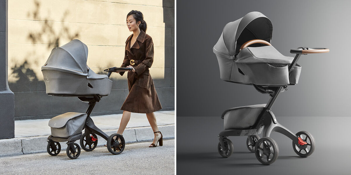 Stokke Xplory X Carry Cot - Premium Baby Stroller with Adjustable Seat & Lightweight Frame for Newborns to Toddlers | Perfect for City Walks, Shopping & Travel