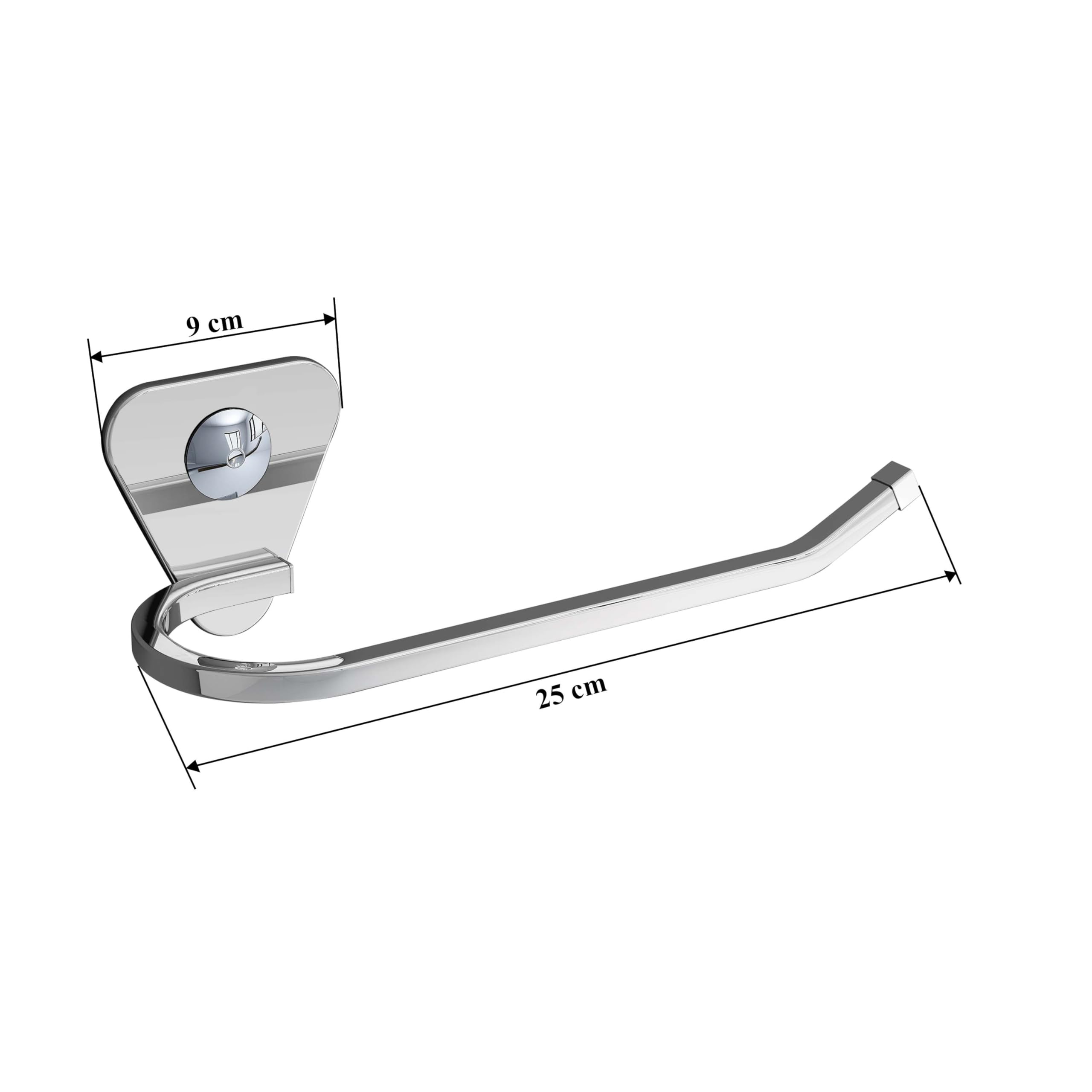Stainless Steel Robe Hook - Heavy Duty Wall Hooks for Clothes, Towels & Robes - Bathroom & Bedroom Organizer - Chrome Door Hanger for Living Room & Entryway - Pack of 1 (Perfect for Small Spaces & Home Decor)
