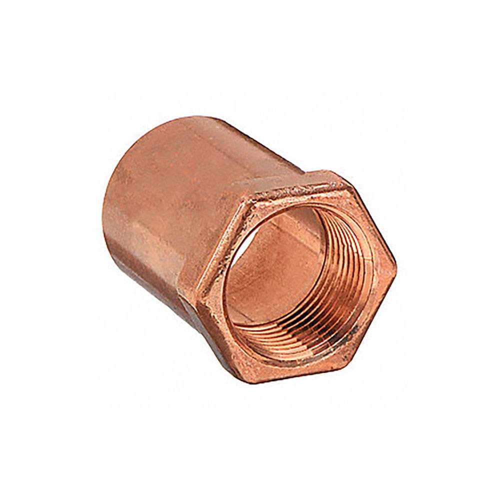 1 Inch C x 3/4 FIP Female Adapter - Brass Plumbing Fitting for Water Supply Lines, Pipe Connections - Perfect for DIY Home Repairs, Bathroom & Kitchen Installations