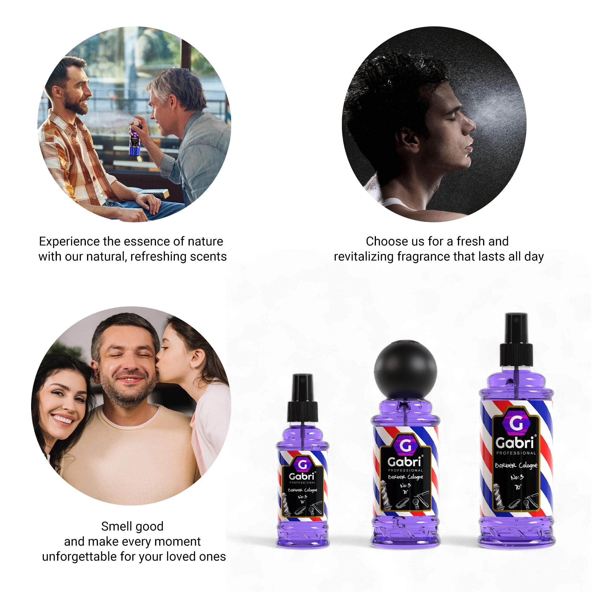 Premium Gabri Men's Cologne 150ml - Eau De Toilette for Men with Vanilla, Tonka Bean & Frankincense - Long Lasting Aftershave & Barber Cologne - Relaxing & Refreshing Fragrance for Daily Wear, Date Night & Special Occasions