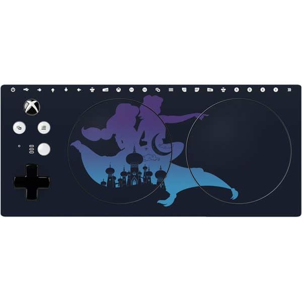 Officially Licensed Disney Aladdin Magic Carpet Ride Gaming Skin Decal for Xbox Adaptive Controller - Durable Vinyl Sticker for Custom Console Protection - Perfect for Gamers & Disney Fans
