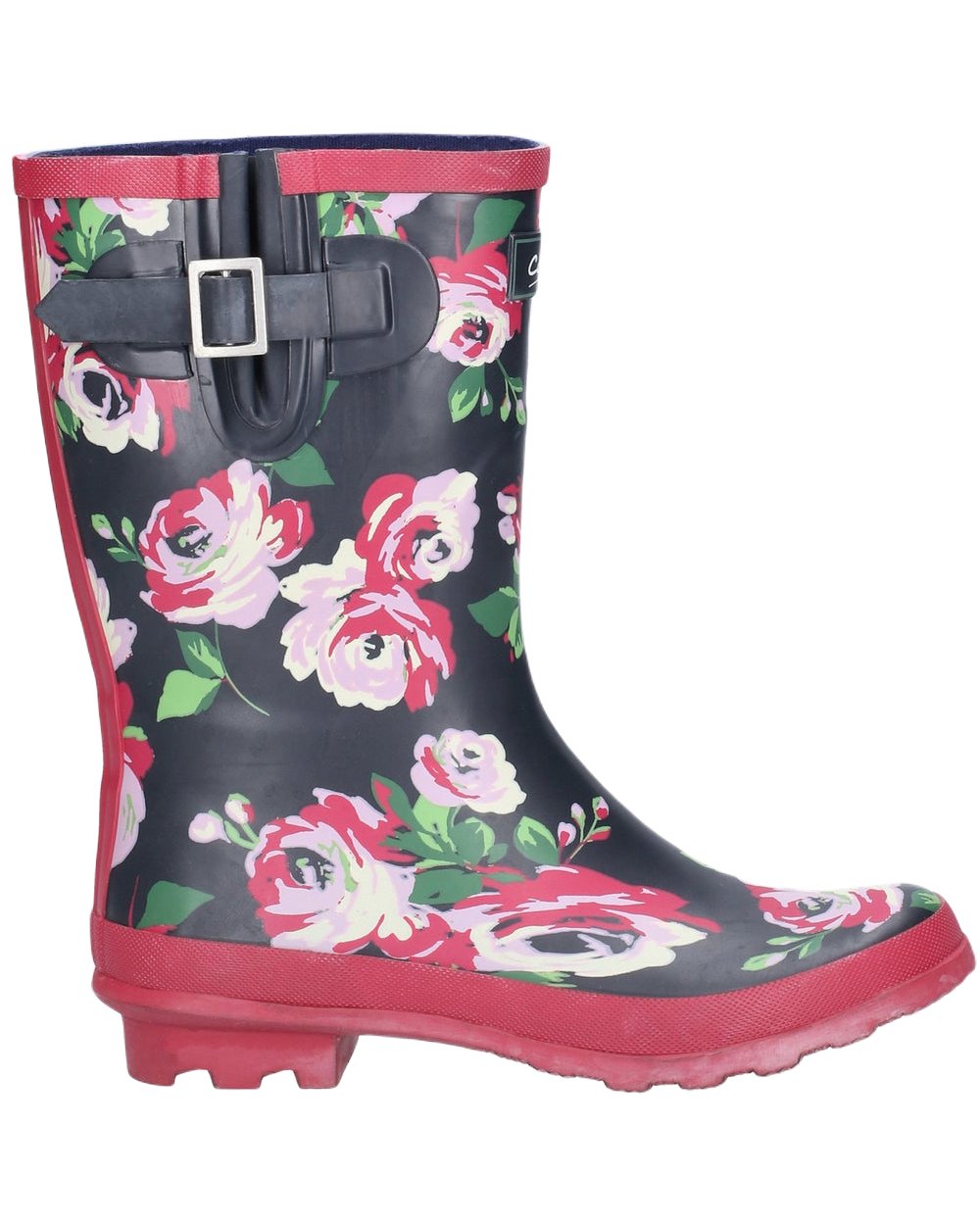 Cotswold Paxford Elasticated Mid Calf Wellington Boots - Waterproof Rain Boots for Women, Comfortable Gardening Shoes, Perfect for Outdoor Activities, Farming, and Wet Weather
