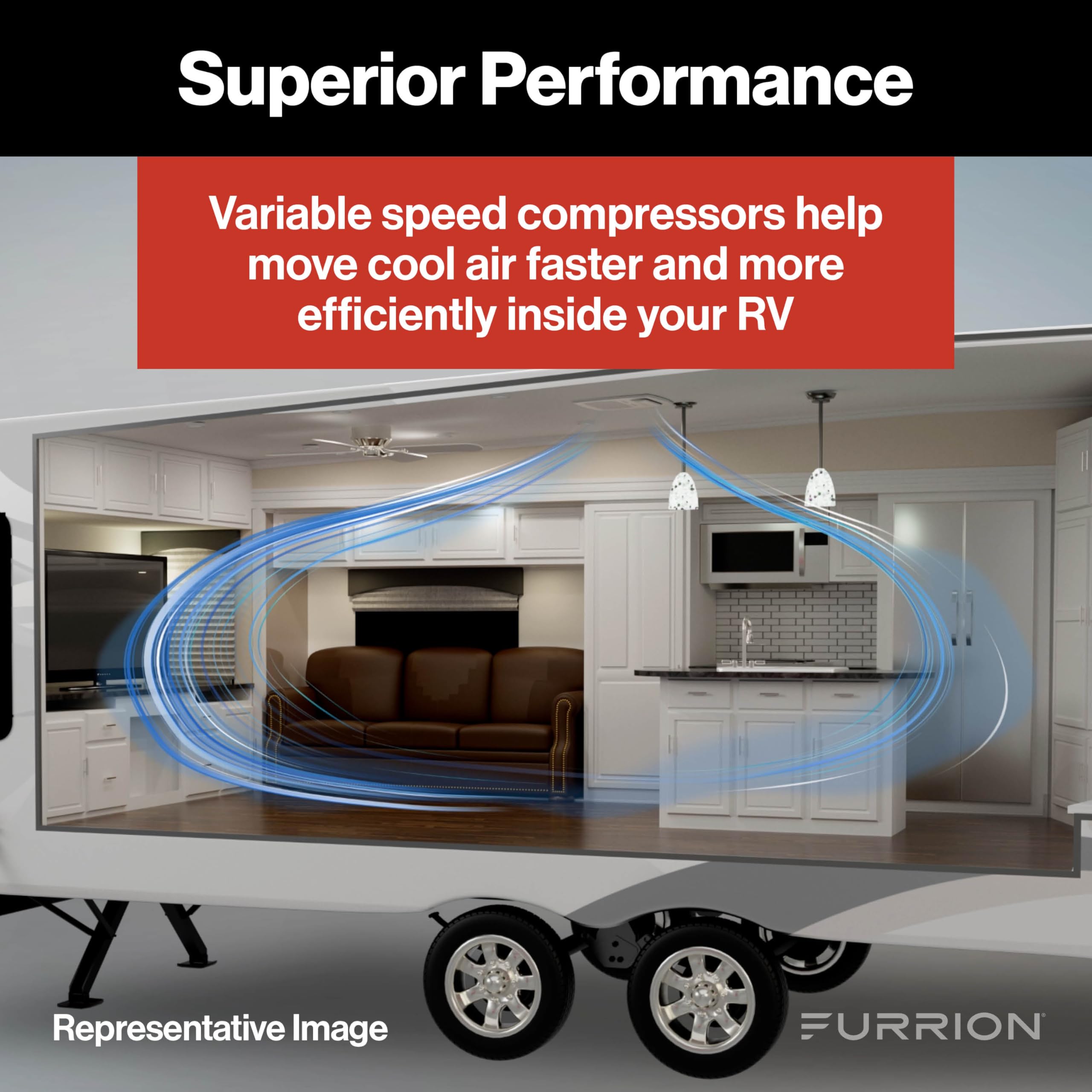 Furrion Chill Cube 18K BTU Rooftop RV Air Conditioner (R32 Refrigerant) - White - Perfect for RV Camping & Travel Trailers