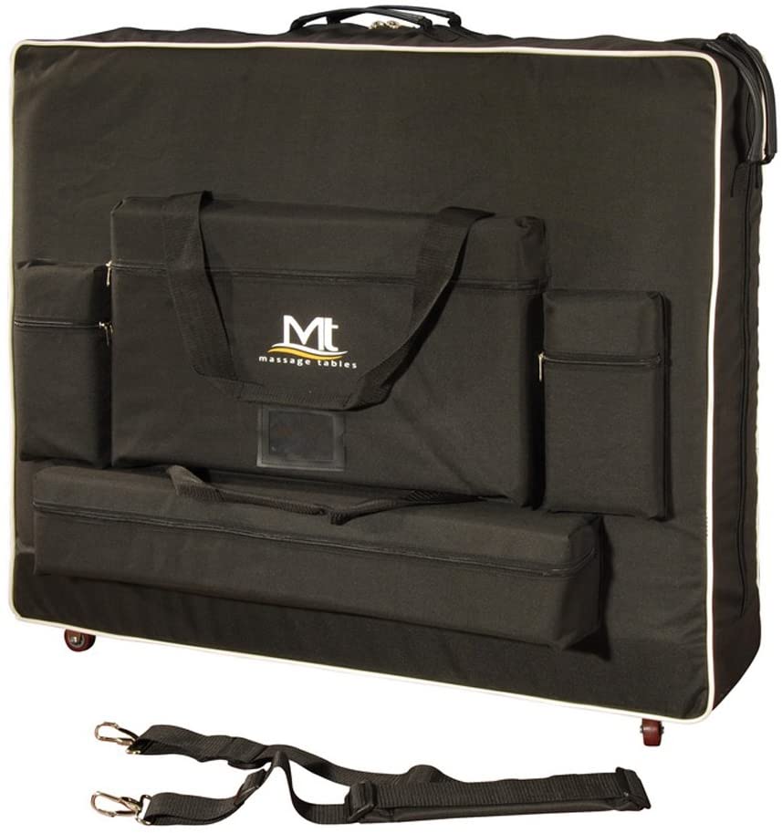 Portable 30 Inch Massage Table Carrying Case with Wheels - Easy Transport & Storage for Professional Massage Therapists & Home Use - Perfect for Spa, Clinic, and Mobile Massage Services