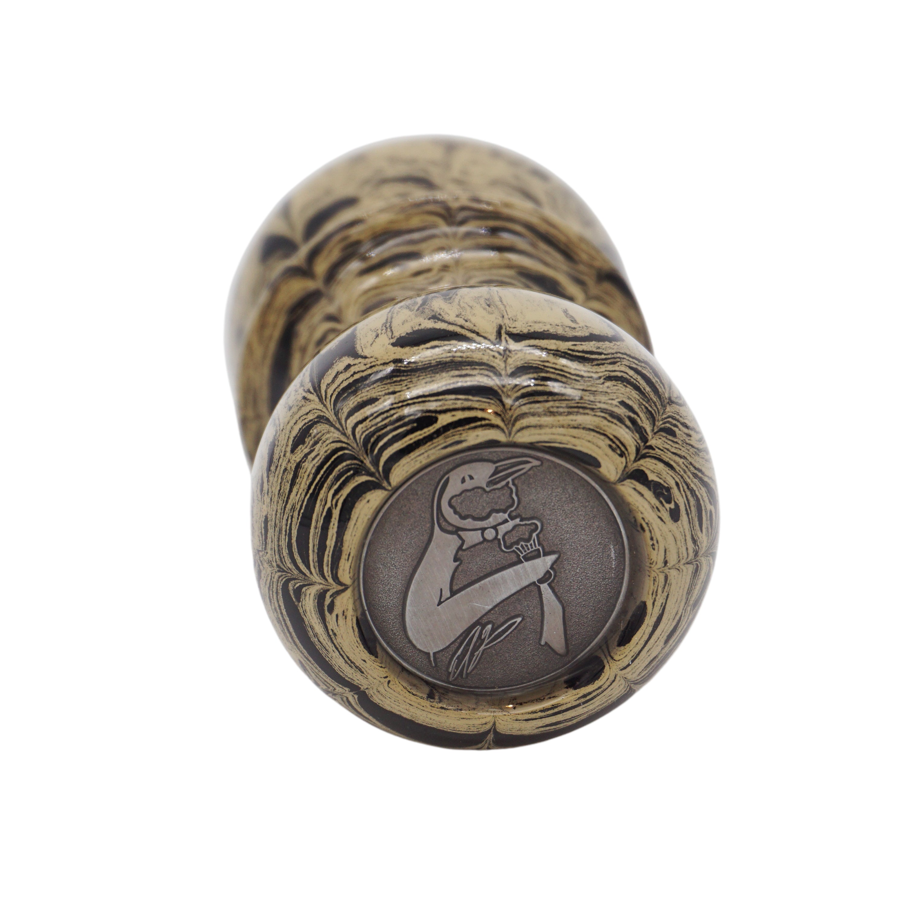 Premium Sand Ebonite Handcrafted Shaving Brush Handle - Fits 24mm & 26mm Knots - Perfect for Wet Shaving & Barber Shop Grooming Rituals