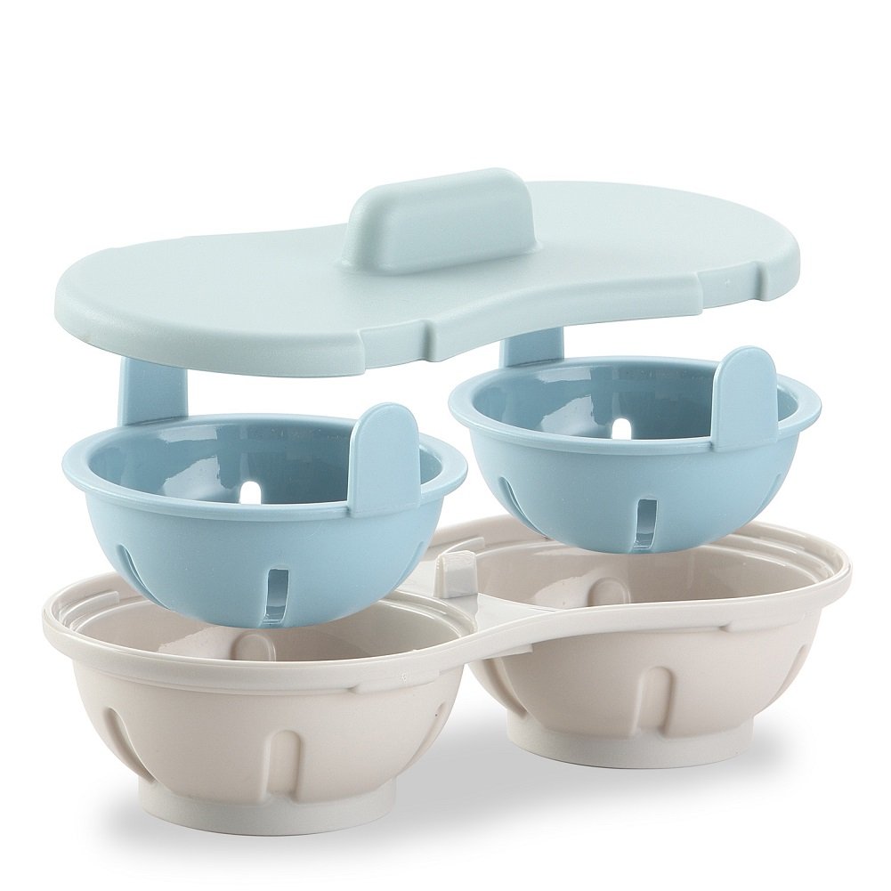 Microwave Egg Poacher - Easy to Use Poached Egg Maker Cooker for Perfect Breakfast | Ideal for Mother's Day Gifts & Quick Morning Meals