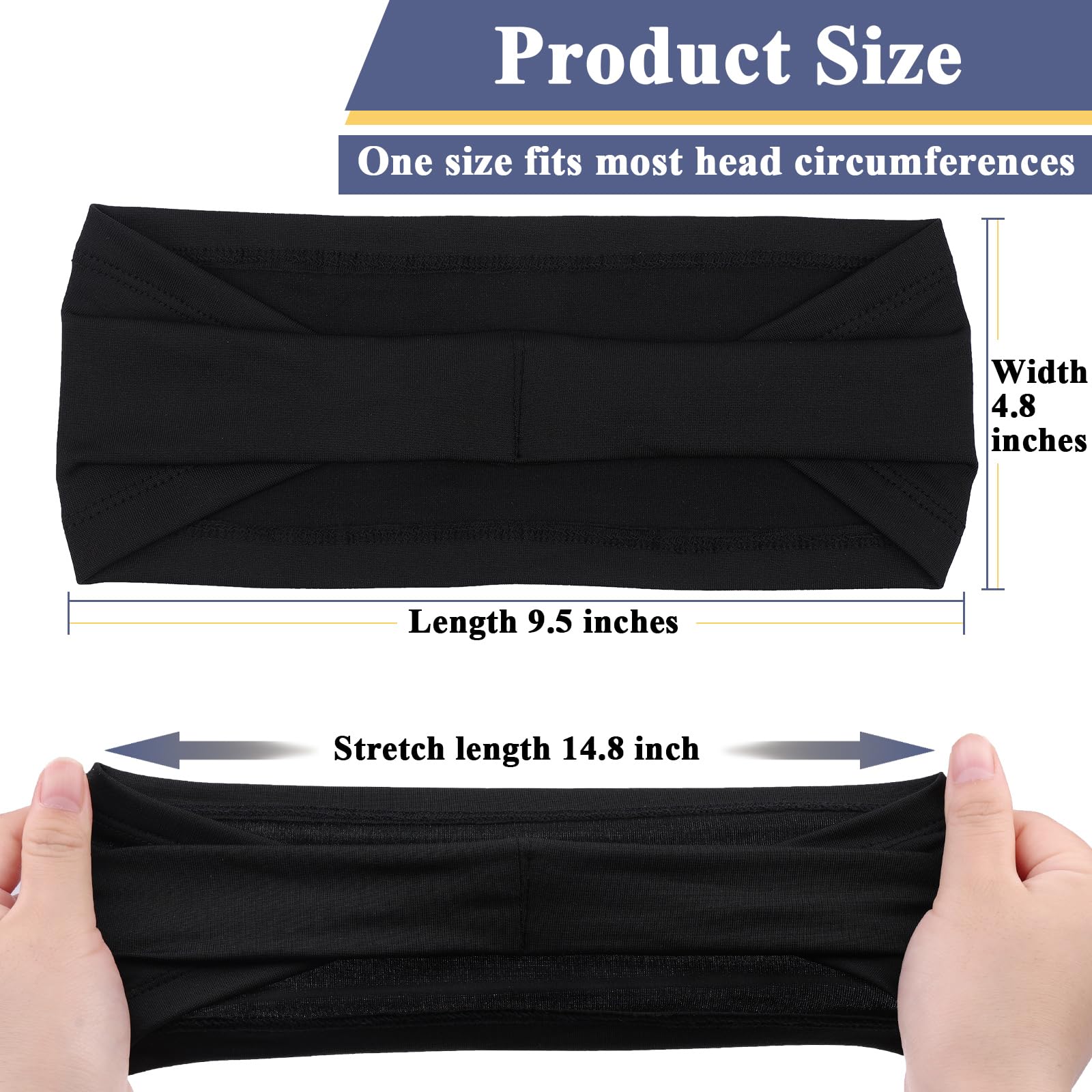 Men's Sports Headbands - Moisture Wicking Workout Headband for Running, Cycling, Basketball, Yoga & Football - Unisex Sweatband for Active Lifestyles & Gym Training