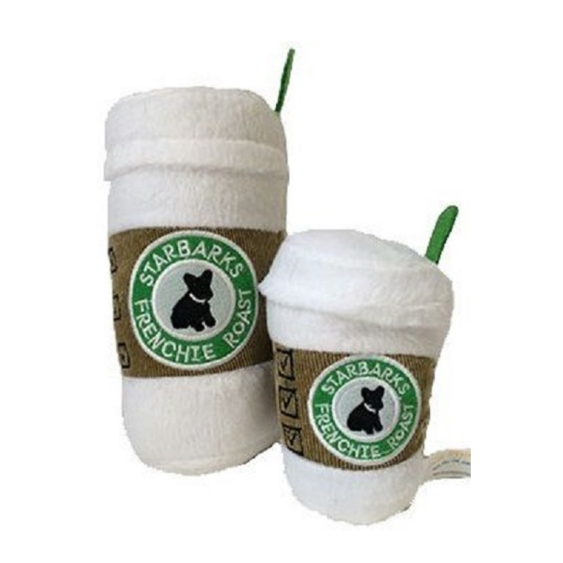 Starbarks White Lid Dog Chew Toy - Durable Chewing Bone for Small & Large Dogs - Perfect for Teething Puppies & Aggressive Chewers - Indoor & Outdoor Playtime Fun
