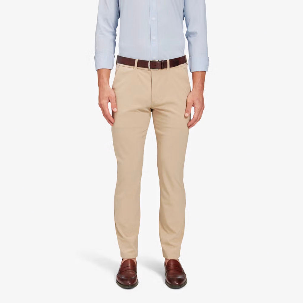 Men's Helmsman Chino Pants - Classic Fit Flat Front Casual Trousers Size 30 | Perfect for Office, Business Casual & Weekend Wear