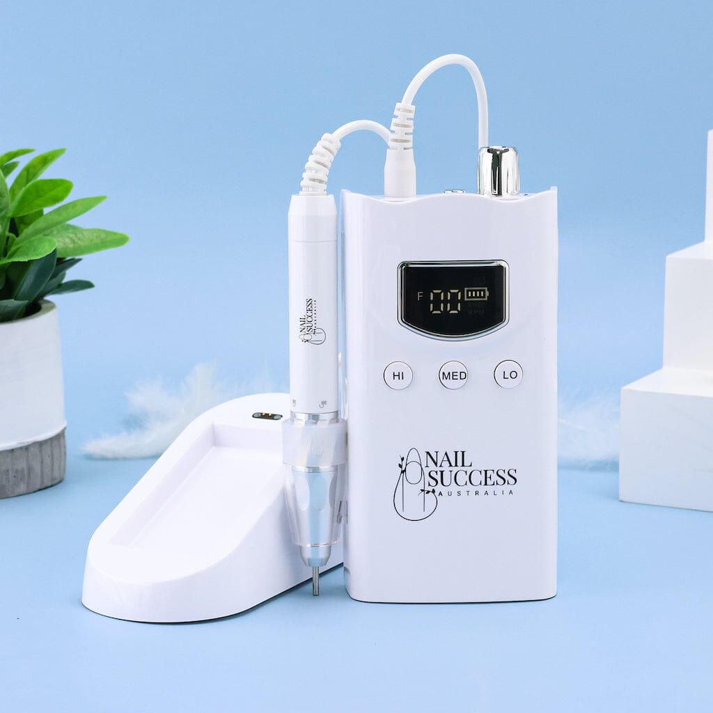 Professional Ultra Smart E-File Electric Nail Drill - Cordless Rechargeable Manicure Pedicure Kit for Salon & Home Use, Perfect for Nail Art, Acrylics & Gel Extensions