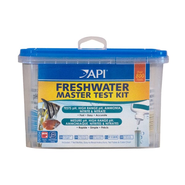 API Freshwater Master Test Kit for Aquariums - Accurate Water Testing for pH, Ammonia, Nitrite & Nitrate Levels - Essential for Healthy Fish & Plants in Home Aquariums