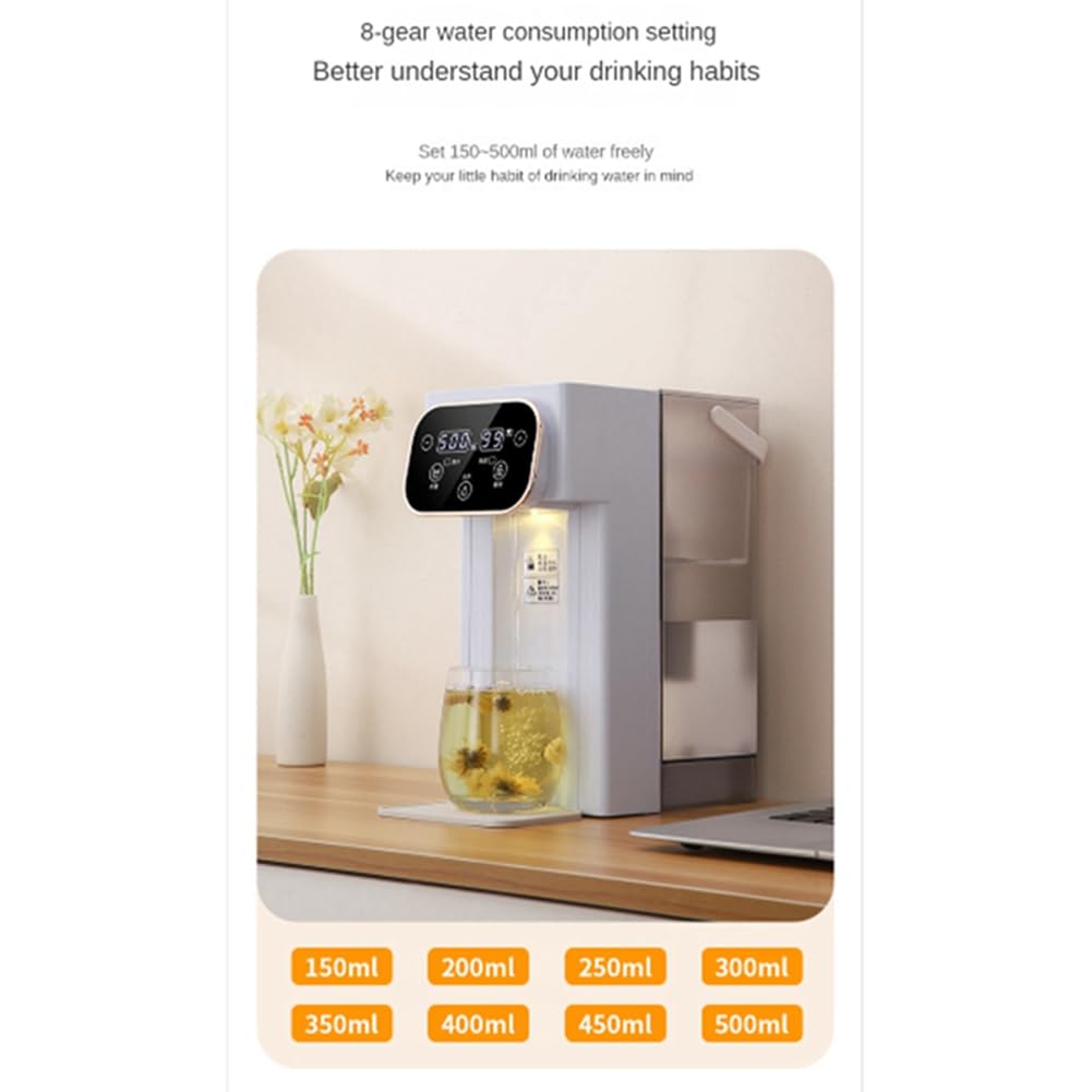 GOSIA 3L Portable Water Dispenser for Home & Office - AC220V EU Plug - Compact Desktop Drinking Water Solution for Small Spaces, Dorms, and Workstations