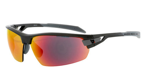 Matte Black-Fire Mirror Lens