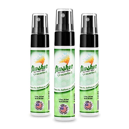 Travel Size Poop Odor Eliminator Spray - Portable Toilet Deodorizer for Bathroom & Travel Essentials | Freshen Air at Home, Office, or On-The-Go