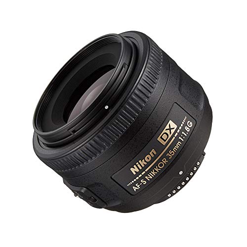 Nikon AF-S DX NIKKOR 35mm f/1.8G Prime Lens for Portrait, Low Light & Street Photography - Compatible with Nikon DSLR Cameras