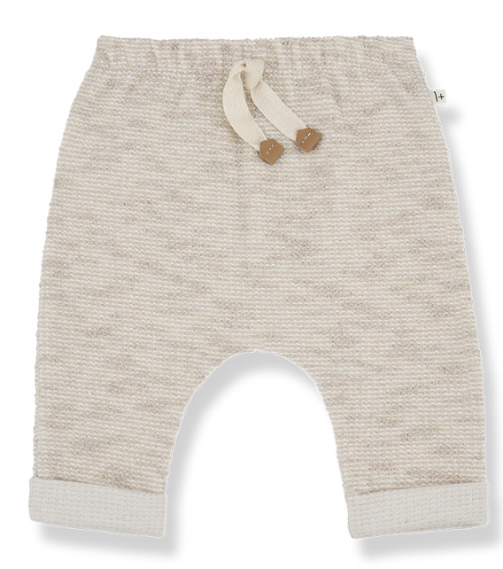 1+ in the Family Eric Pants for Babies & Toddlers (6-24 Months) - Soft & Comfortable Cotton Pants for Playtime, Daycare & Family Outings