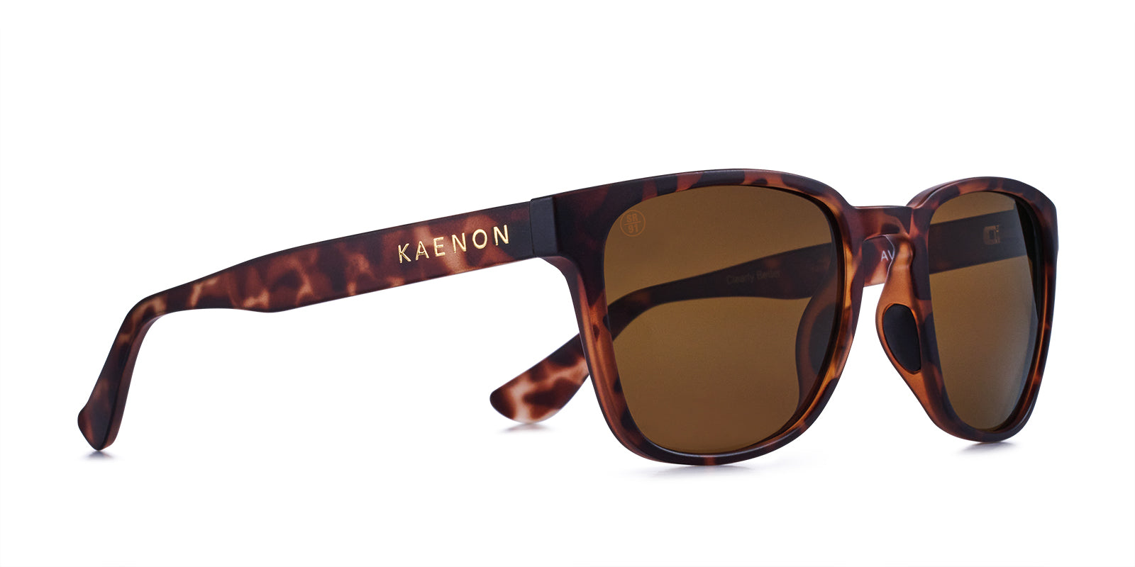 Avalon Polarized Sunglasses - Matte Tortoise Brown Frame, UV400 Protection, Lightweight & Comfortable for Driving, Fishing & Outdoor Activities
