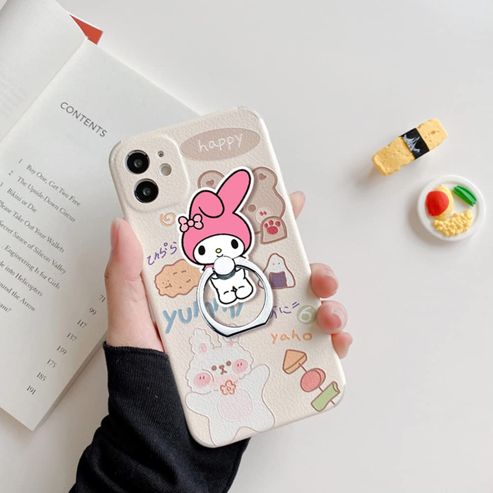 360° Rotating Phone Ring Holder Stand for Smartphones & Tablets - Kitty Design for Secure Grip