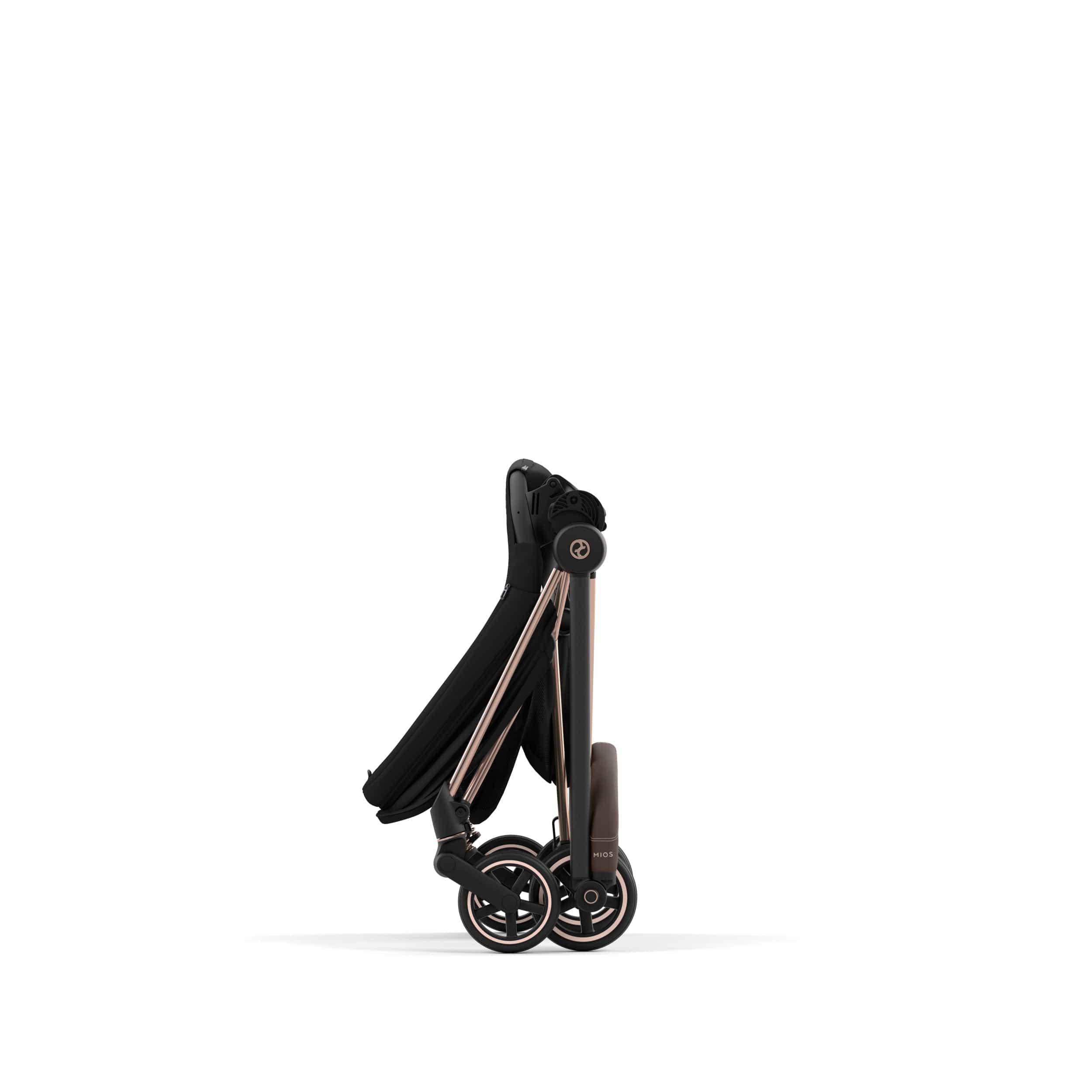 Cybex Mios 3 Complete Stroller - Rose Gold & Brown Luxury Baby Stroller | Lightweight Compact Travel System for Newborns & Toddlers | Perfect for City Walks, Shopping & Travel
