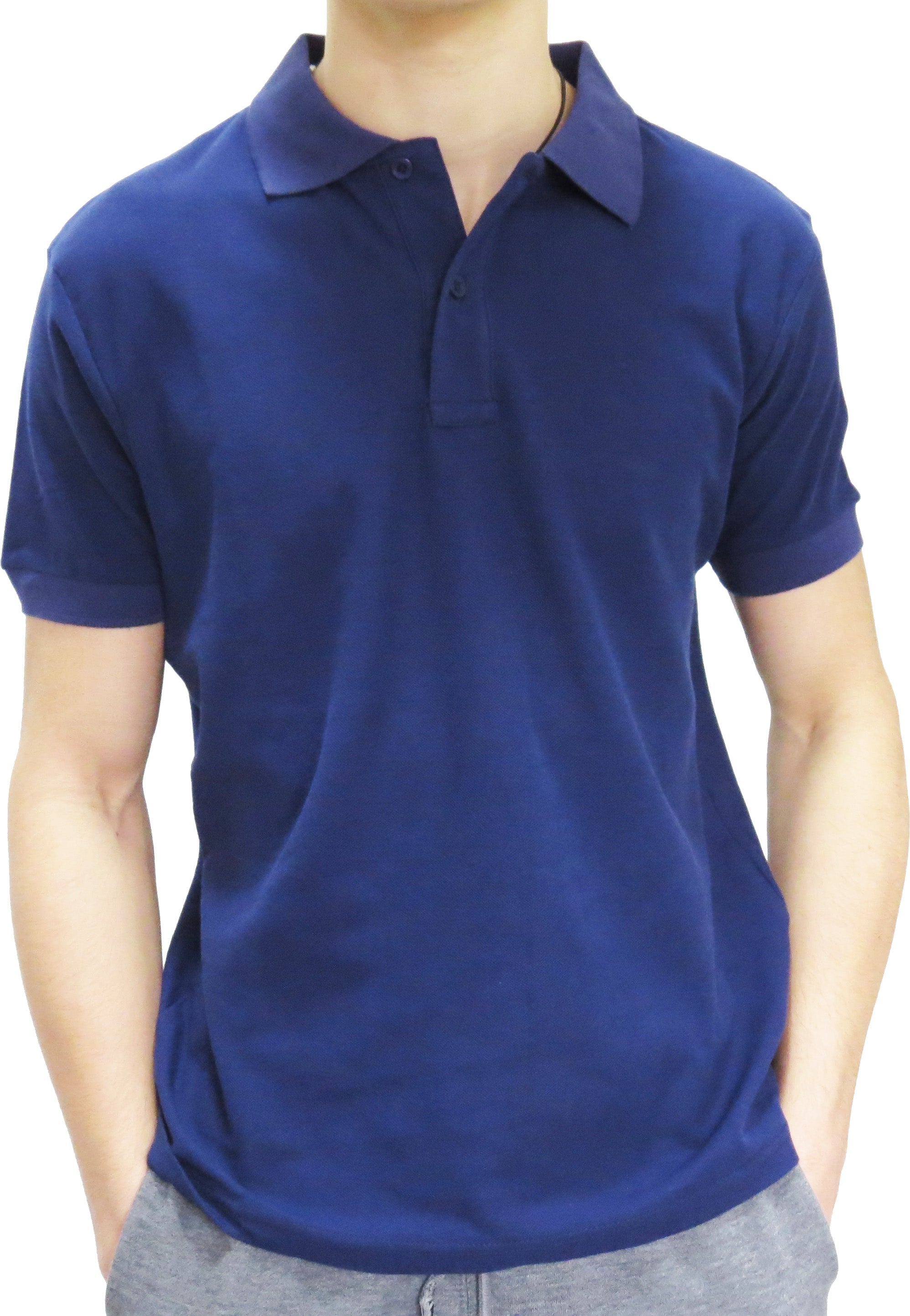 Men's Enfari Short Sleeve Basic Pique Polo Shirt - Comfortable Casual Wear for Work, Golf & Everyday Outfits