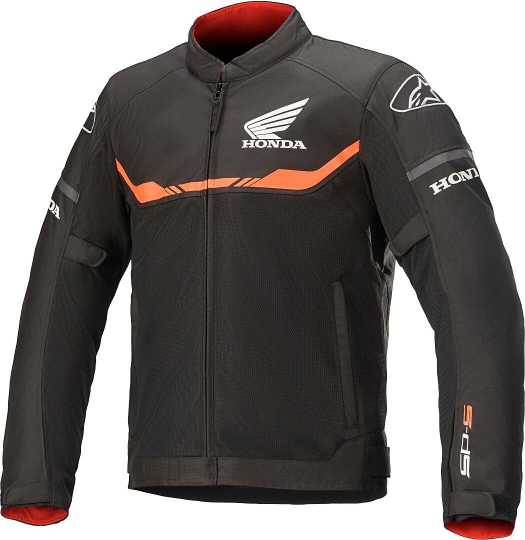 Alpinestars Honda T-SPS Air Jacket - Men's Motorcycle Riding Jacket with Breathable Mesh & CE Armor - Perfect for Street Biking & Commuting