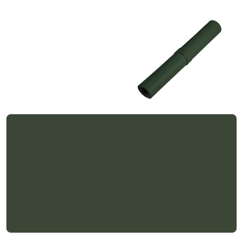 Premium PU Leather Desk Pad Protector - Waterproof Non-Slip Laptop Mat for Office & Home, Gaming & Writing Surface (Dark Green, 100x60cm/39x24in) - Ideal for Workstations, Study Desks & Home Offices