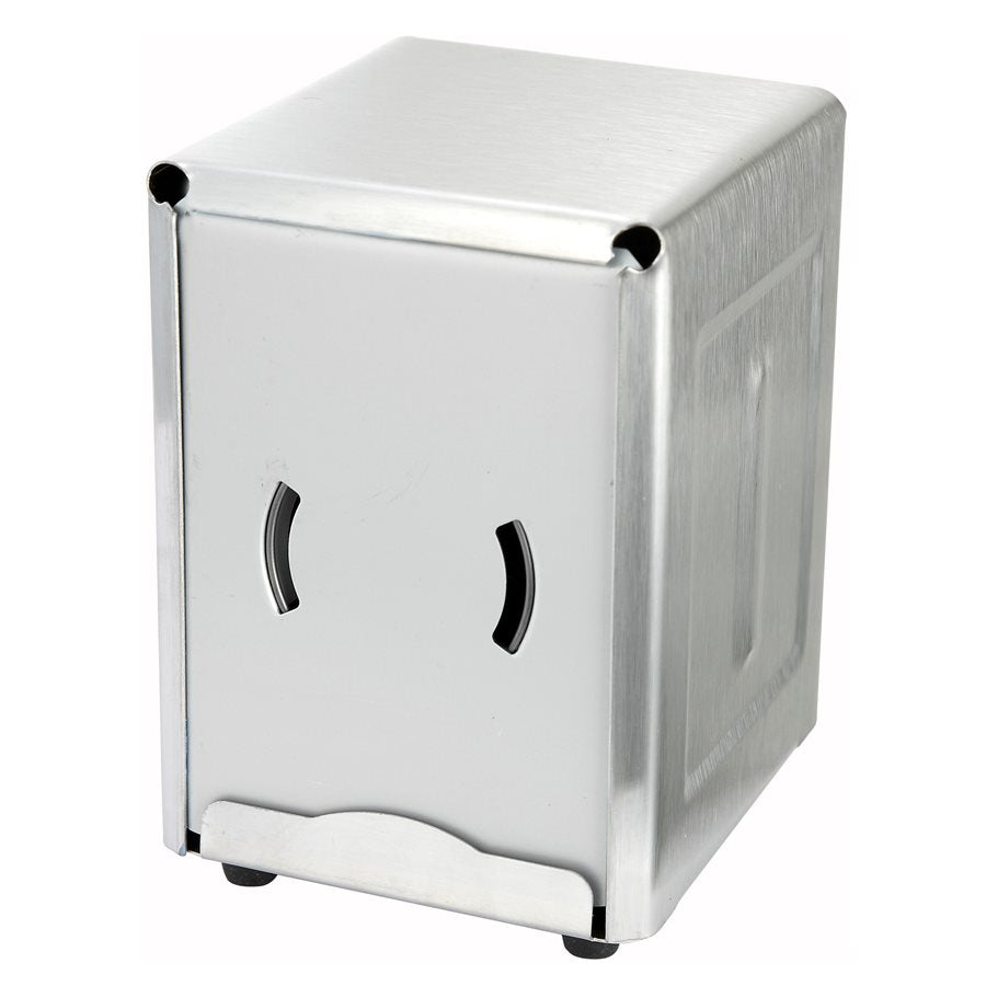 Winco Stainless Steel Napkin Dispenser - 3.5