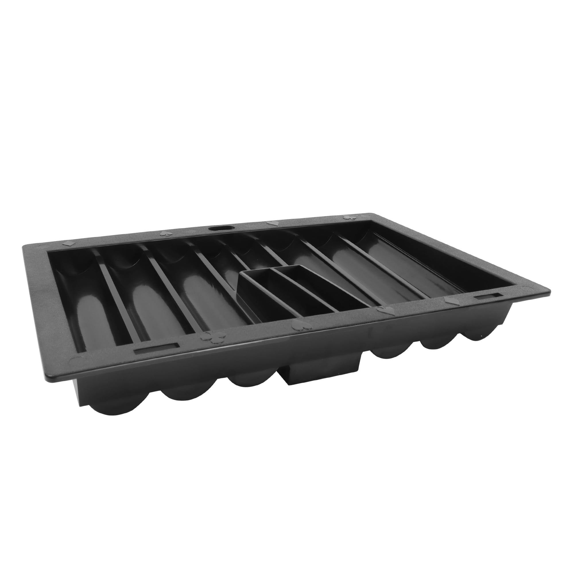 GSE Professional Casino Poker Chip Tray - Las Vegas Style Dealer Chip Holder for Poker Games, Tournaments & Home Game Nights