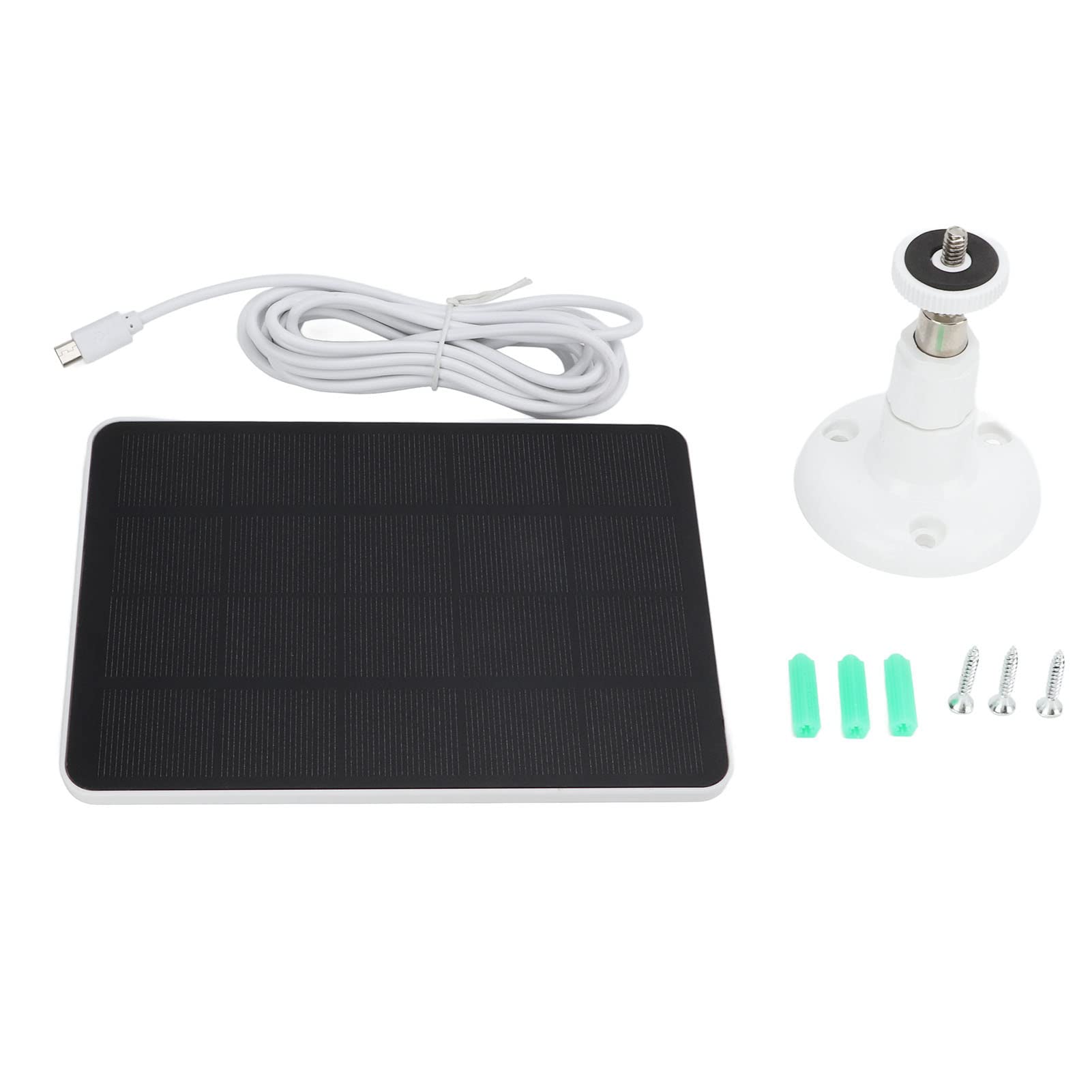 Solar Panel for Security Camera - High Efficiency Solar Charger for Outdoor Cameras & Electric Fans | Perfect for Off-Grid Homes, RV Camping & Remote Surveillance