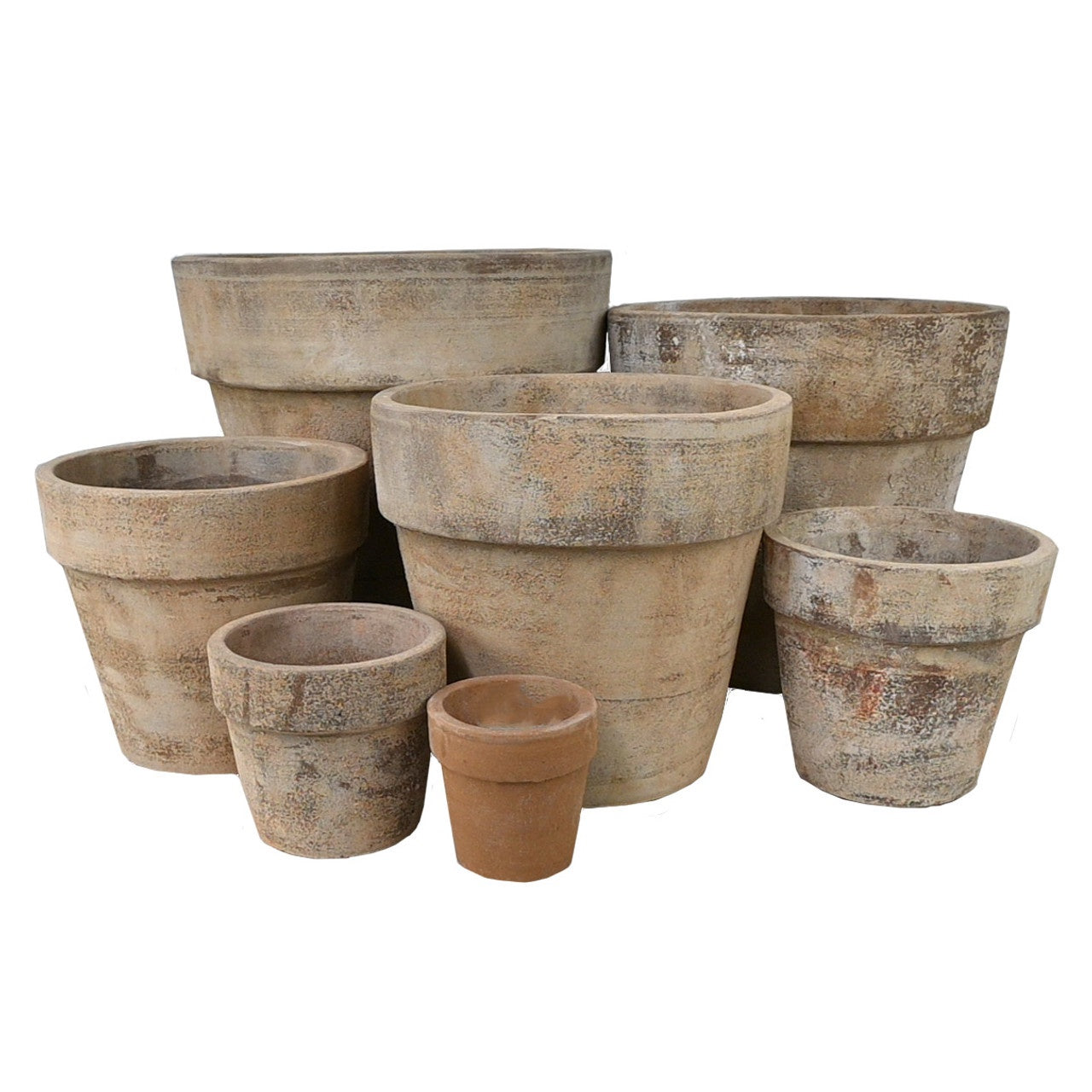 Antique Terracotta Traditional Planter - Handcrafted Basalt Flower Pot for Indoor & Outdoor Plants | Perfect for Home Decor, Garden, and Patio