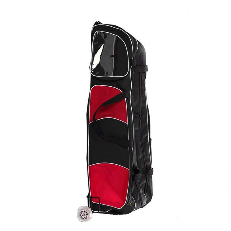 TBQATNTS Fencing Sword Bag - Waterproof Oxford Fabric Equipment Roller Storage Case with Oversize Wheels for Epee, Saber & Foil - Perfect for Transporting Fencing Gear, Suits and Masks to Training & Competitions