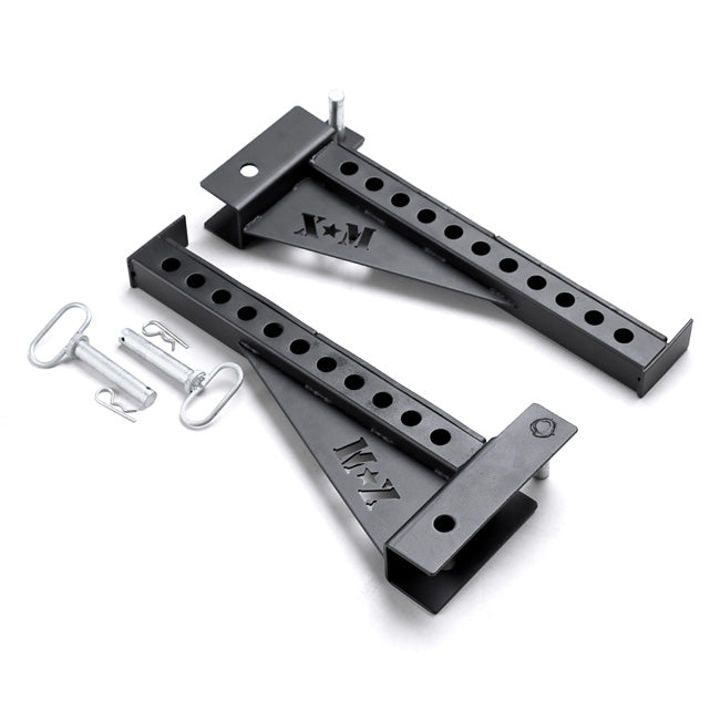 XM Fitness Spotter Arms for Power Racks - Heavy Duty Safety Straps for Weightlifting & Strength Training - Perfect for Home Gym & CrossFit Workouts