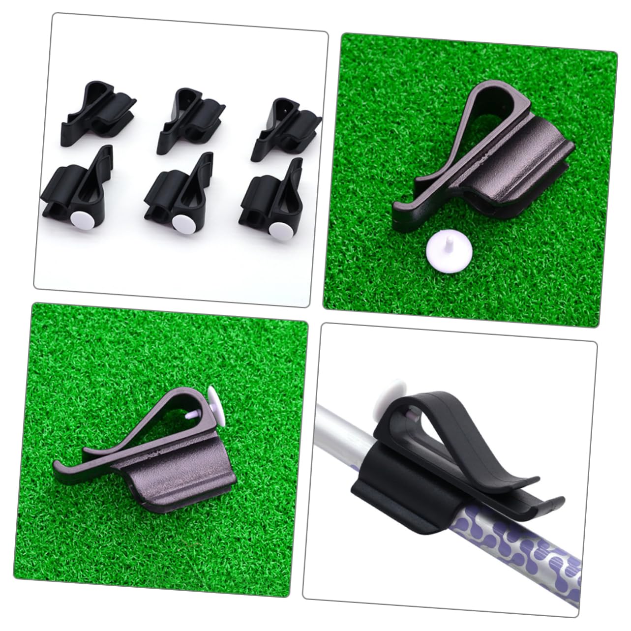 COHEALI 14-Piece Red Golf Club Organizer Set - Black Stand with Putter Holder, Ball Rack & Accessories Bracket for Golf Bag Organization | Perfect for Golf Course, Driving Range & Home Storage