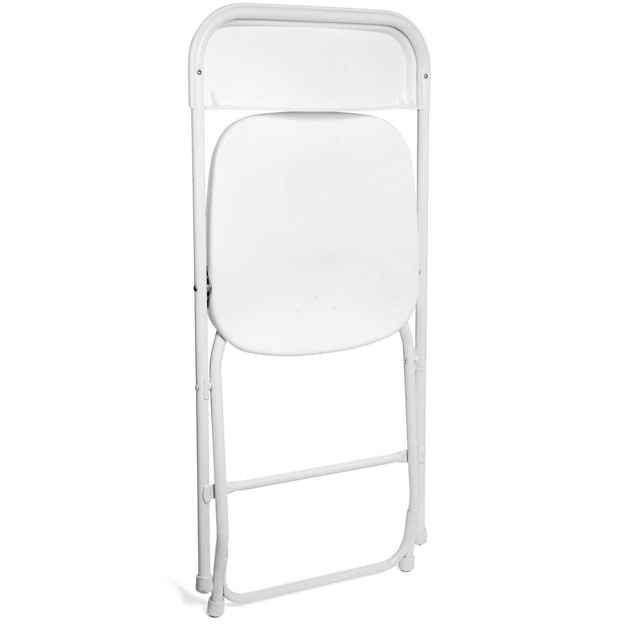 5-Pack Heavy Duty Plastic Folding Chairs - 800 lb Weight Capacity - Durable & Lightweight Stackable Event Chairs for Parties, Weddings, BBQs & Outdoor Gatherings (Grey)